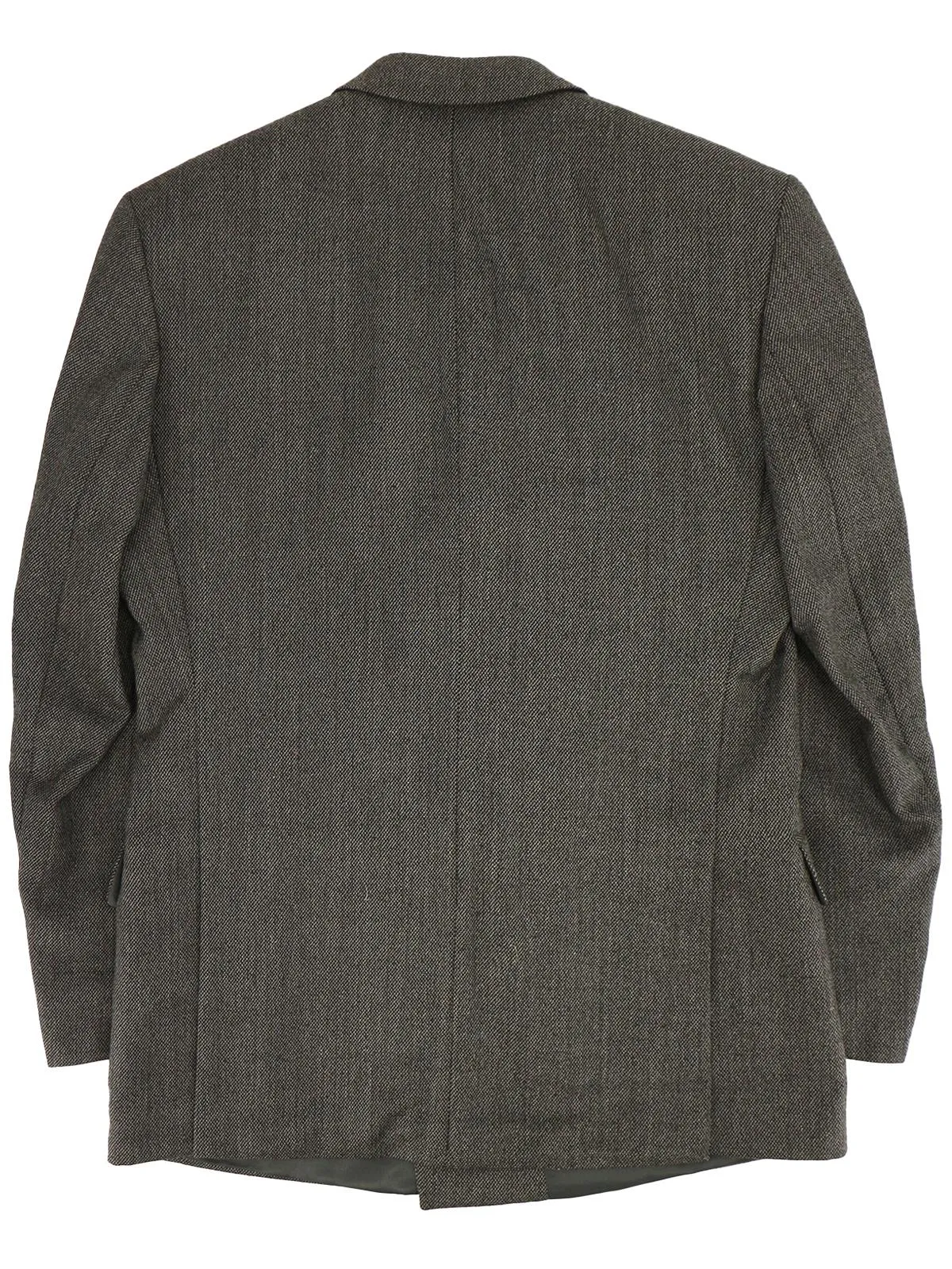 1940s Style Dark Grey Marl Double Breasted Suit