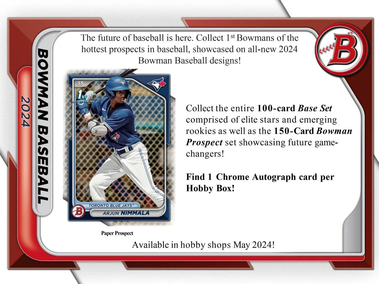 2024 BOWMAN BASEBALL HOBBY PACK