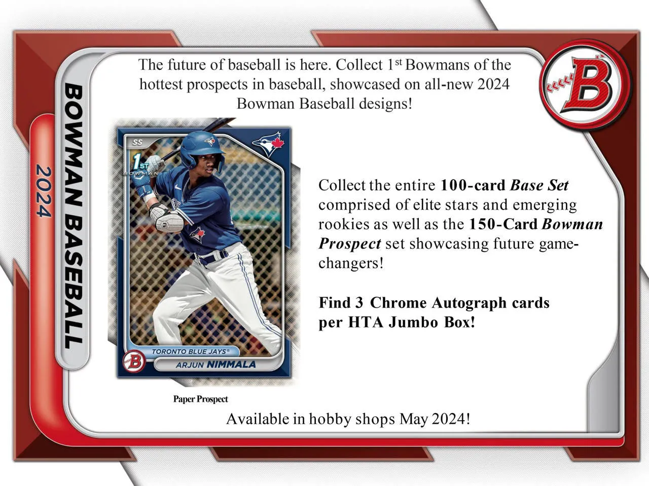 2024 BOWMAN BASEBALL JUMBO PACK