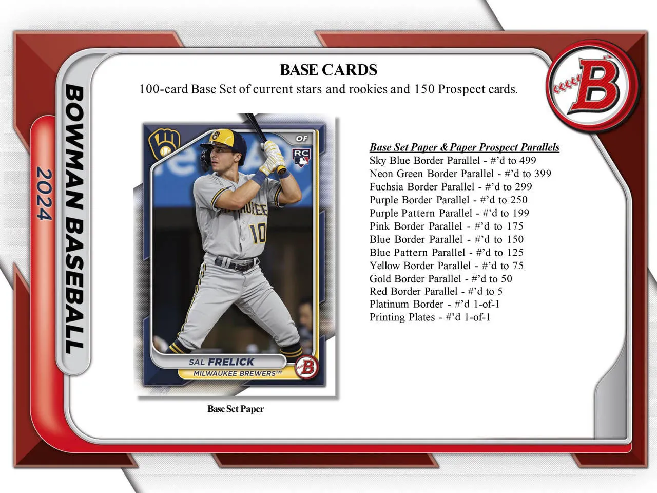 2024 BOWMAN BASEBALL JUMBO PACK