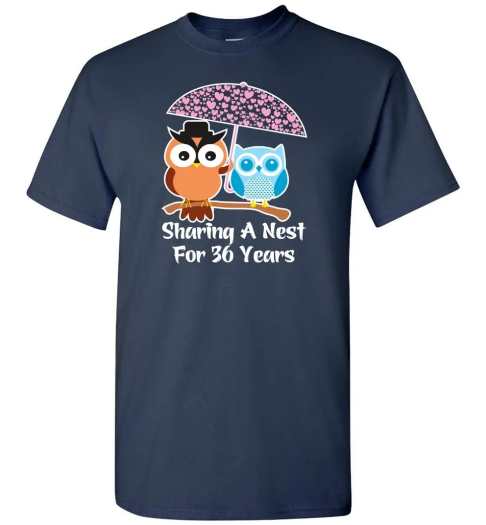 36 Years Wedding Anniversary Gifts Valentine's Day T-shirt