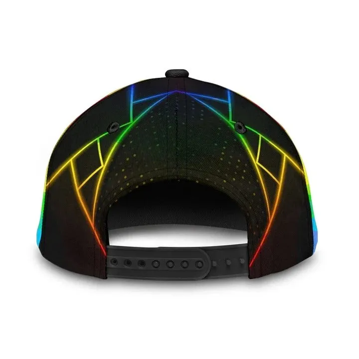 3D All Over Printed Baseball Cap For Lesbian Gay Friend, Powerful Together We Rise Lgbt Cap