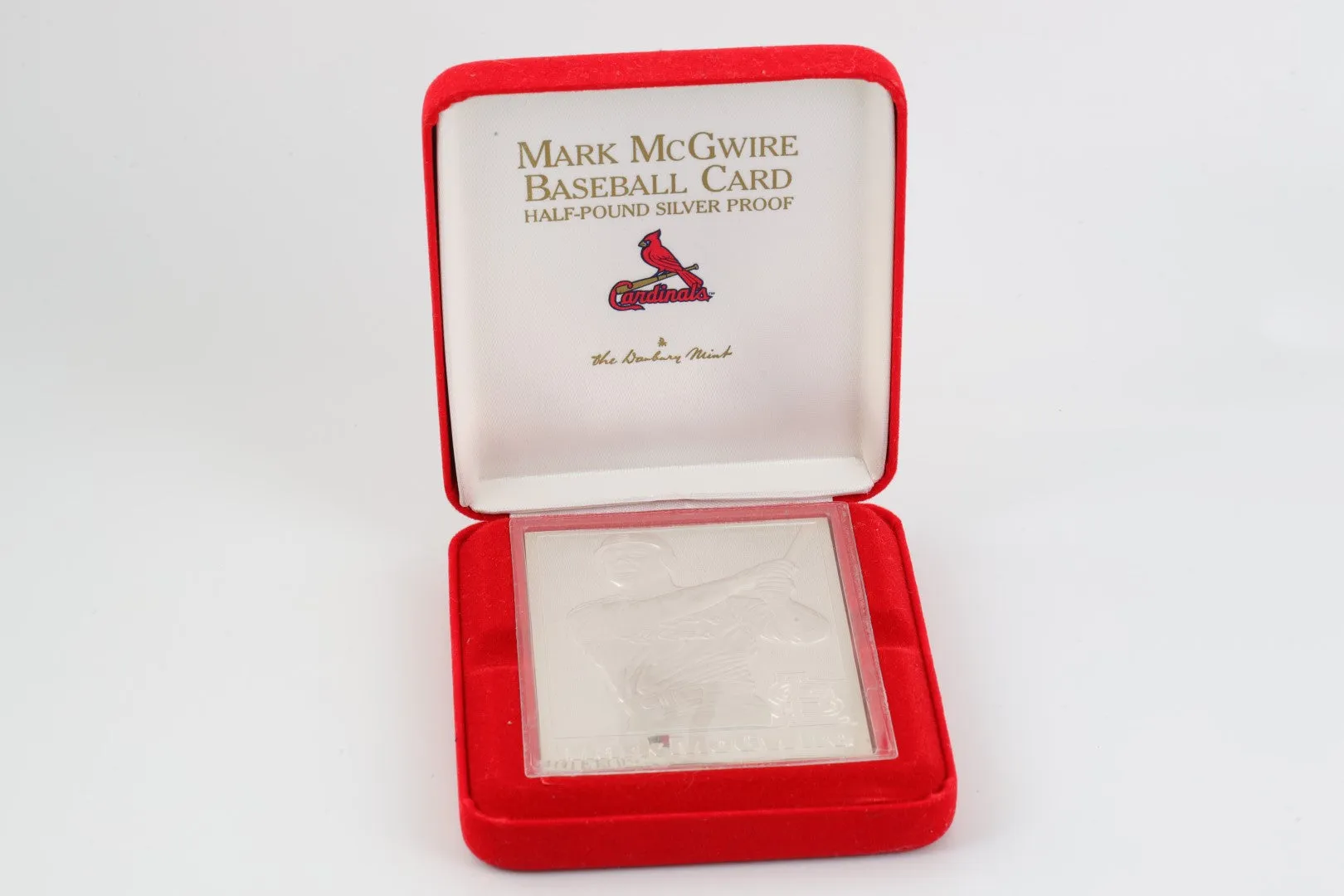 999 Silver Mark McGwire Baseball Card Bar (252.98g.)