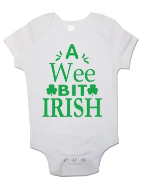 A Wee Bit Irish - Baby Vests Bodysuits for Boys, Girls