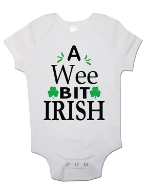 A Wee Bit Irish - Baby Vests Bodysuits for Boys, Girls