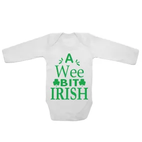 A Wee Bit Irish - Long Sleeve Baby Vests