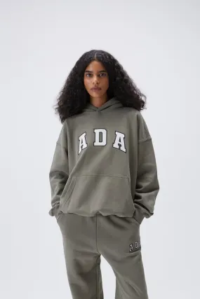 ADA Oversized Hoodie - Olive Green