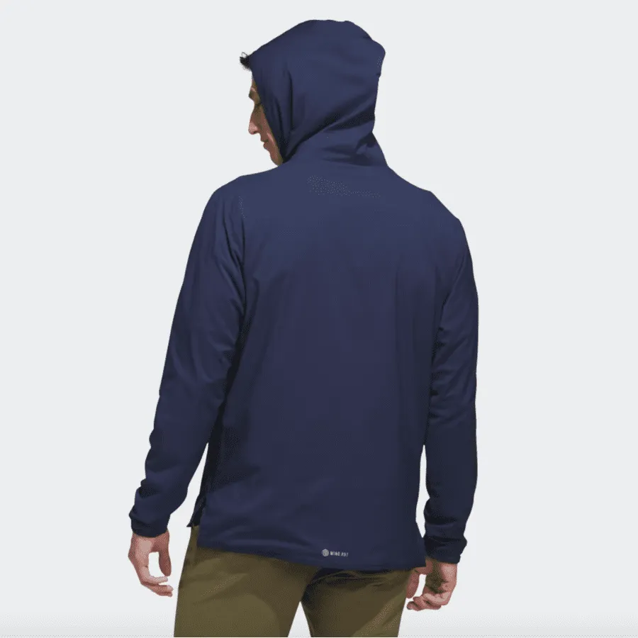 Adidas Go-To Lightweight WIND.RDY Golf Hoodie - Navy