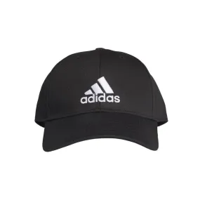 Adidas unisex 6 panel baseball cap with embroidered logo FK0891 black