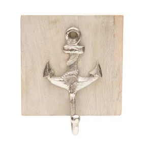 Anchor & Wood Wall Hook