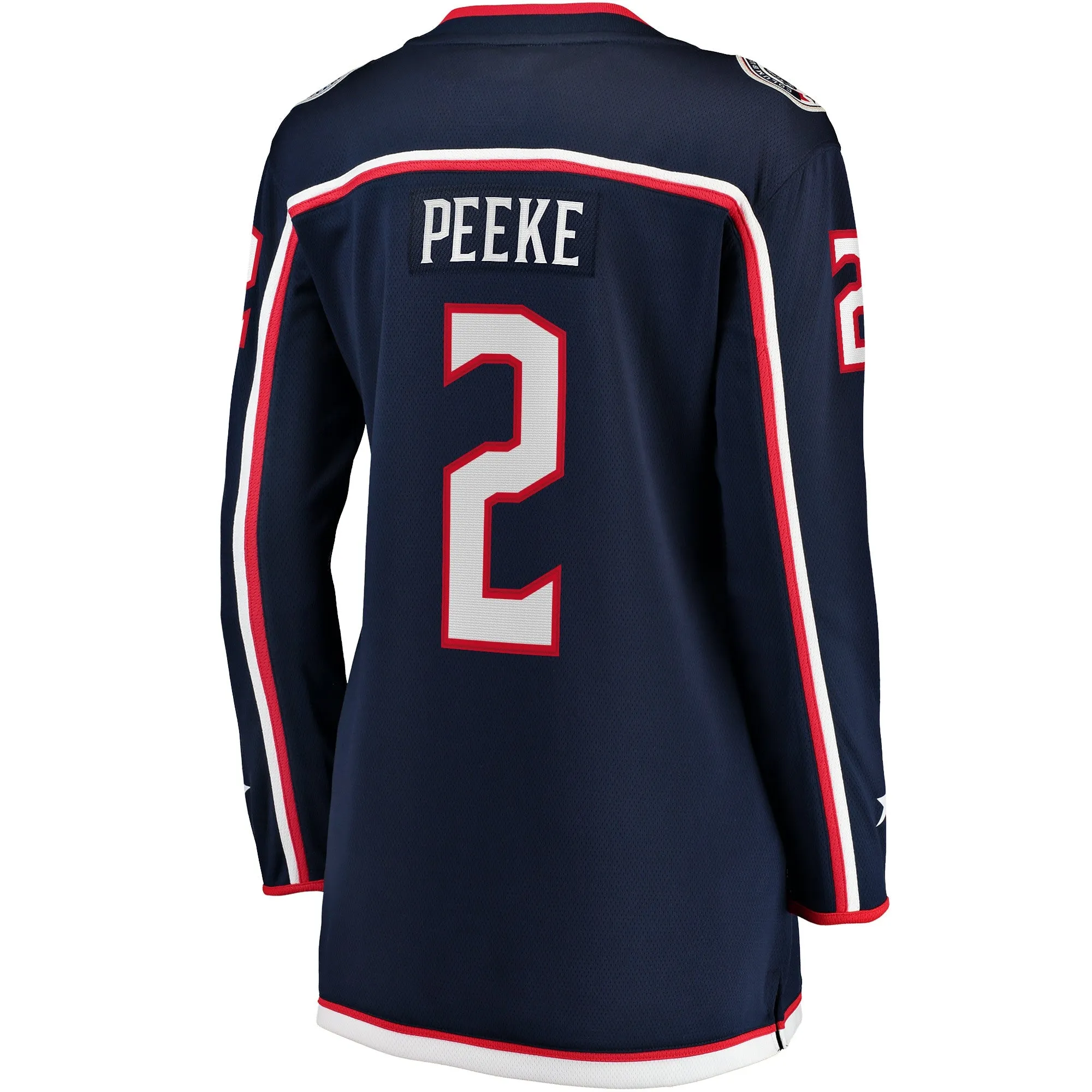 Andrew Peeke Columbus Blue Jackets Fanatics Branded Women's Home Breakaway Player Jersey - Navy