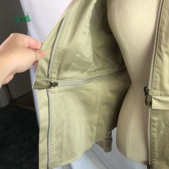 AnnFontaineTan Convertible Jacket