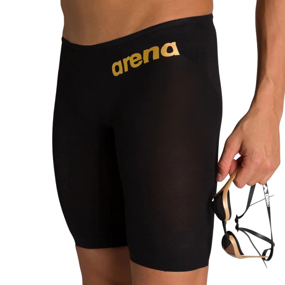 Arena Men's Powerskin Carbon Air2 Black- Gold Jammer