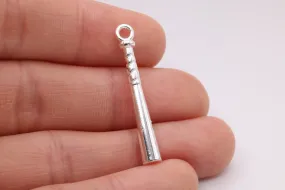 Baseball Bat Charm, 925 Sterling Silver, 613