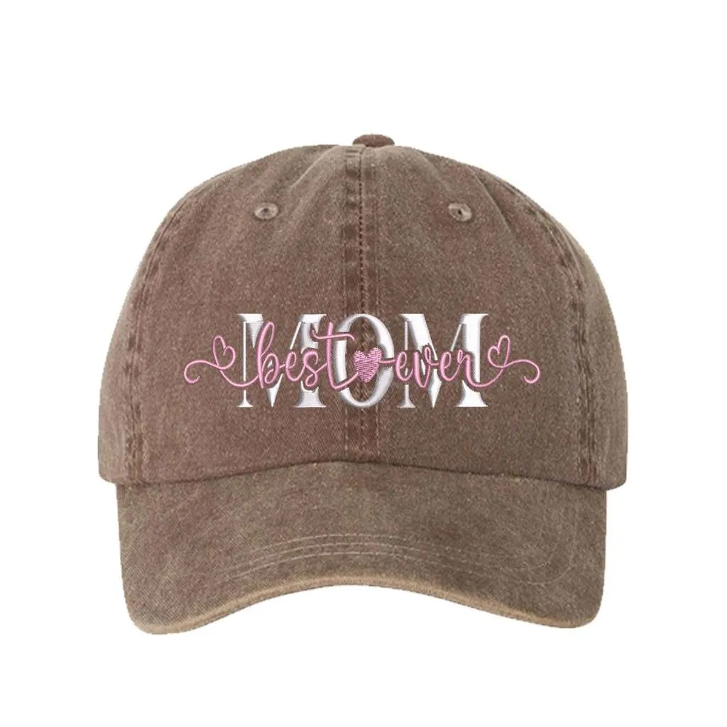 Best Mom Ever Washed Baseball Hat