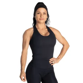 Better Bodies Core Crop T-Back - Black Melange