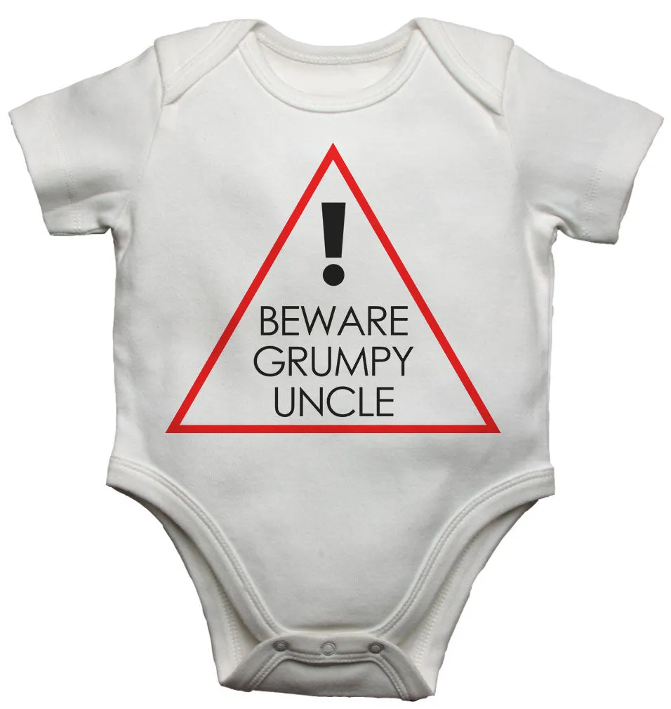 Beware Grumpy Uncle - Baby Vests Bodysuits