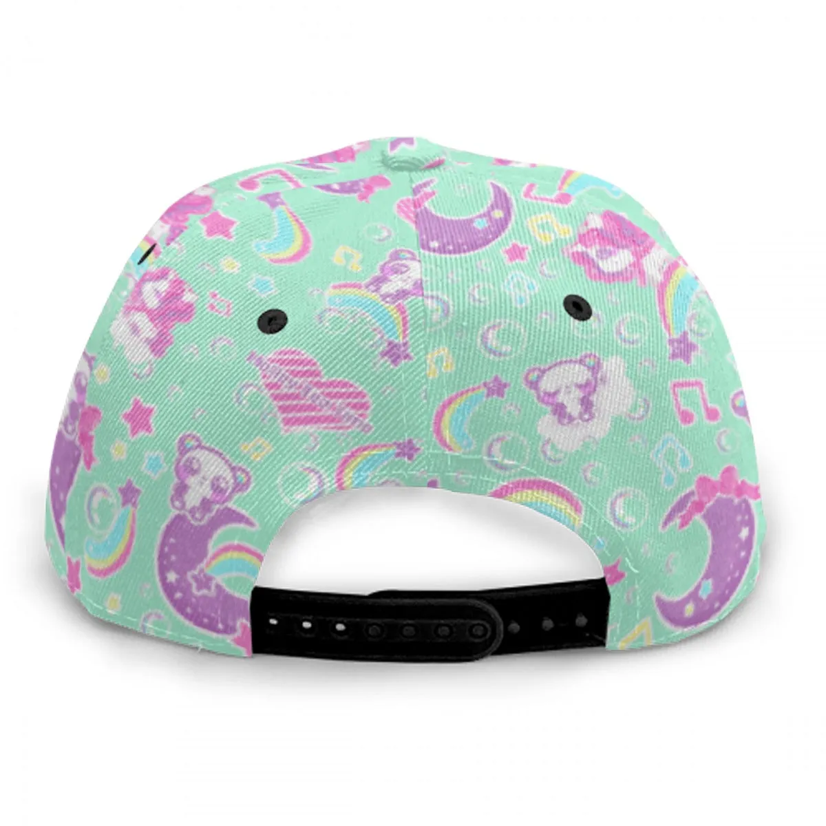 Bubbly Dreams Mint Baseball Cap With Flat Brim