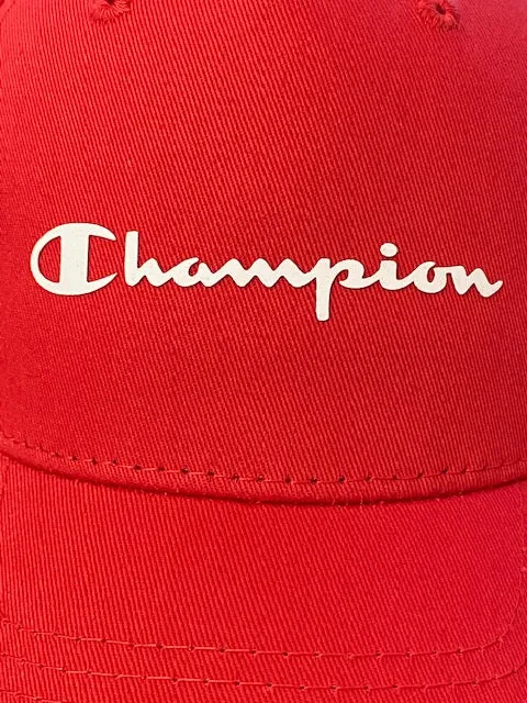 Champion 6 panel baseball cap 804877 RS046 HRR red