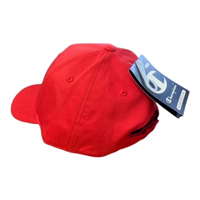 Champion 6 panel baseball cap 804877 RS046 HRR red