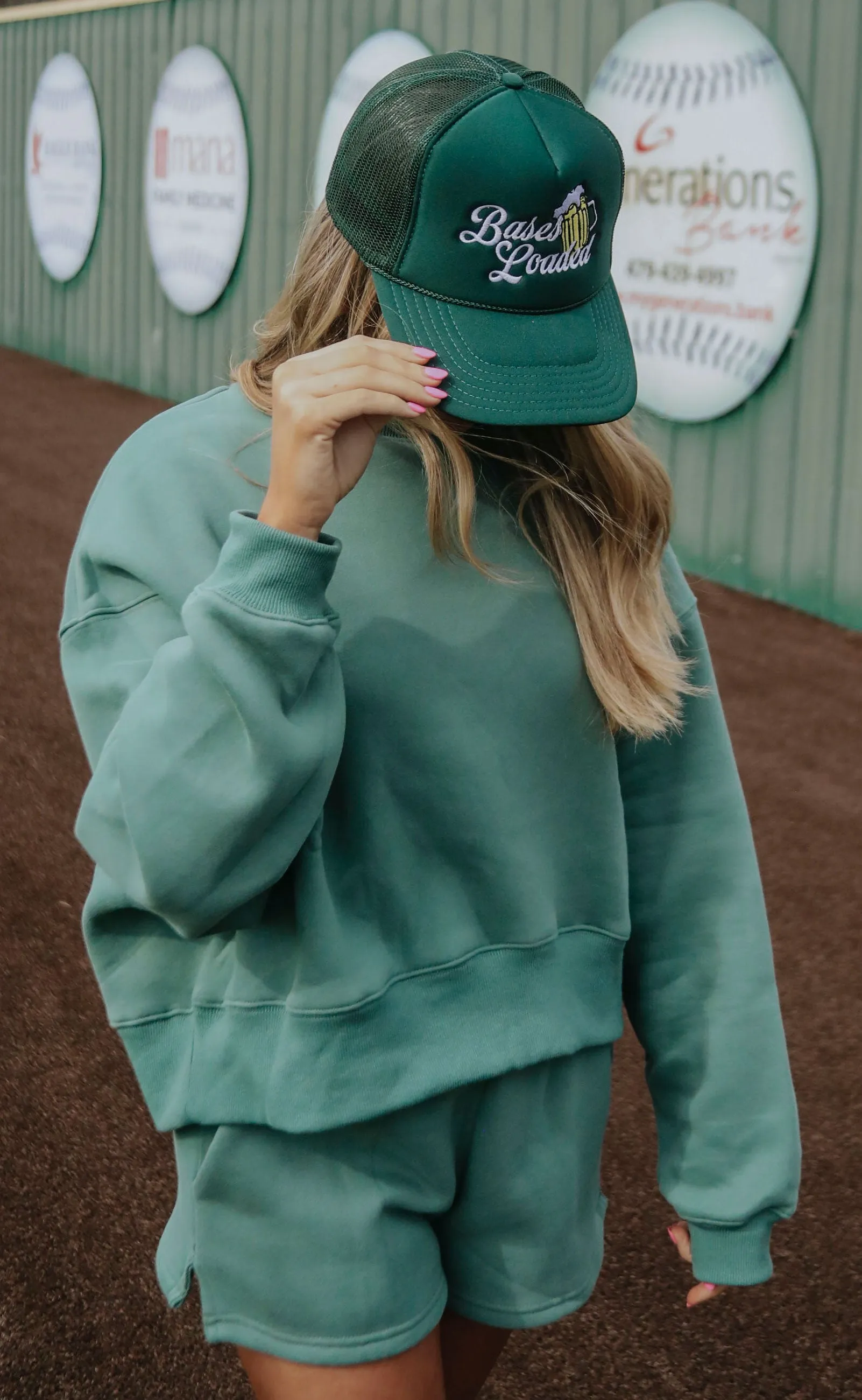 charlie southern: bases loaded trucker hat