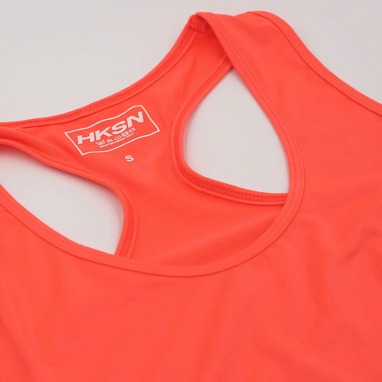 Coral Soft-Touch Racer-Back Vest