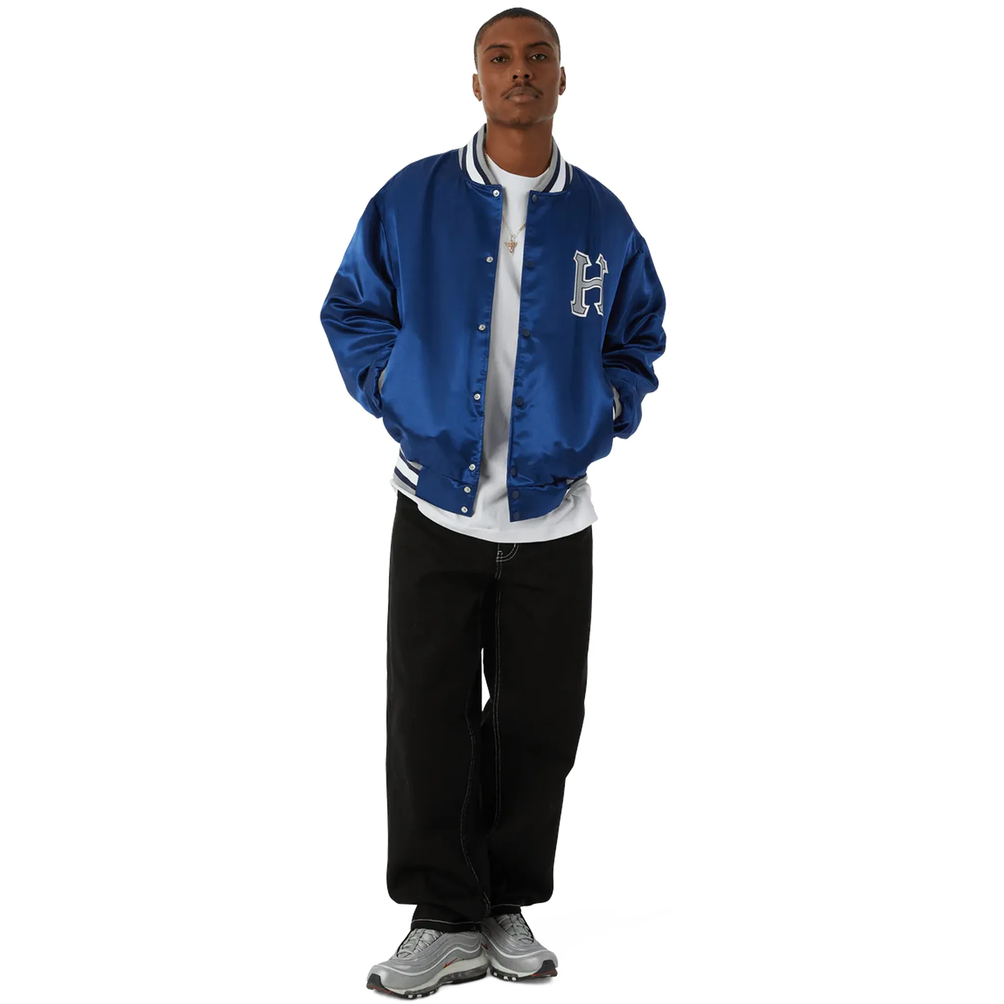 Crackerjack Satin Baseball Jacket