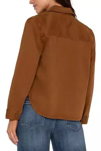 Cropped Shirt Jacket