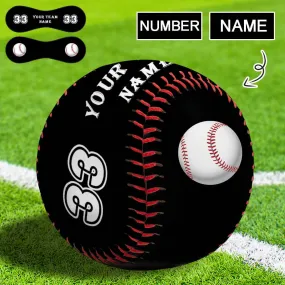 Custom Name&Number Engraved Your Special Baseball Personalized Baseball Gift for Any Baseball Fan