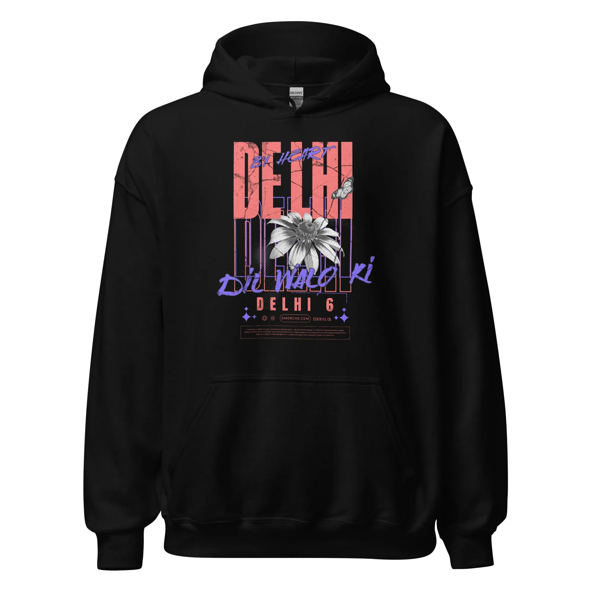 Delhi by heart Unisex Hoodie