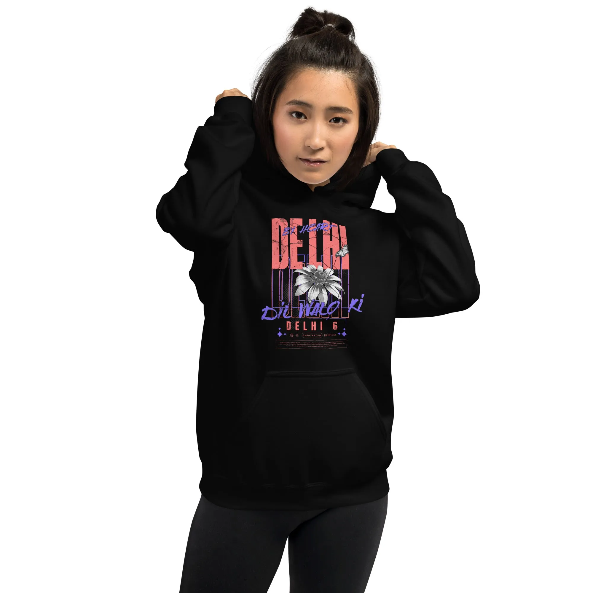 Delhi by heart Unisex Hoodie