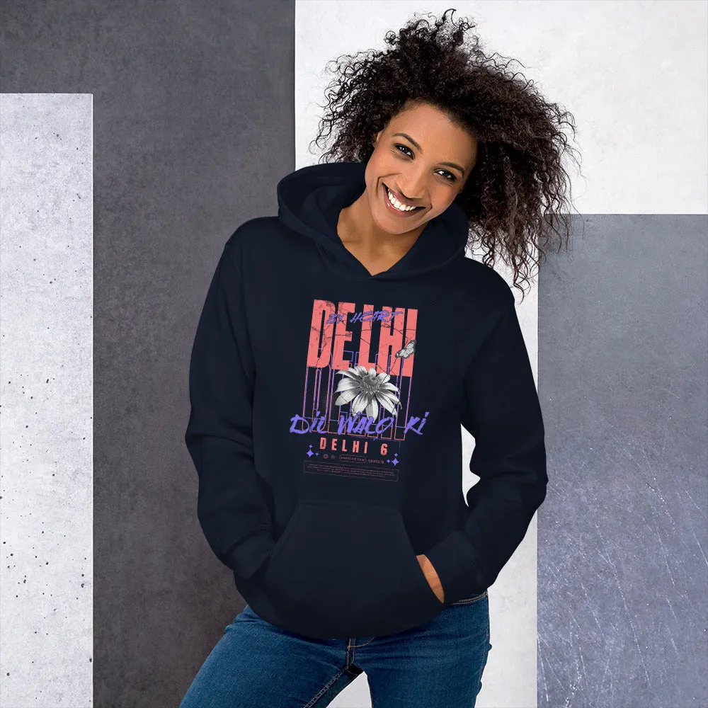 Delhi by heart Unisex Hoodie