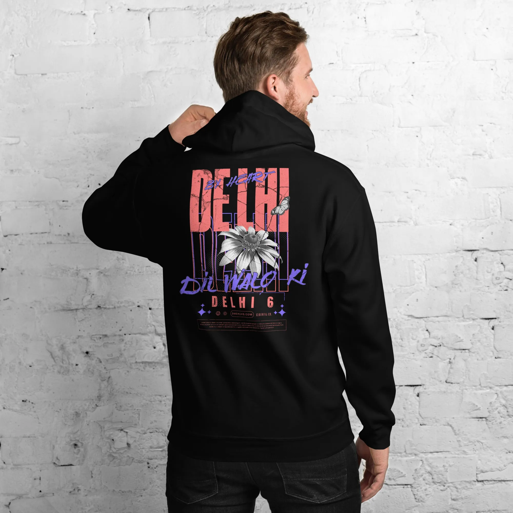 Delhi by heart Unisex Hoodie