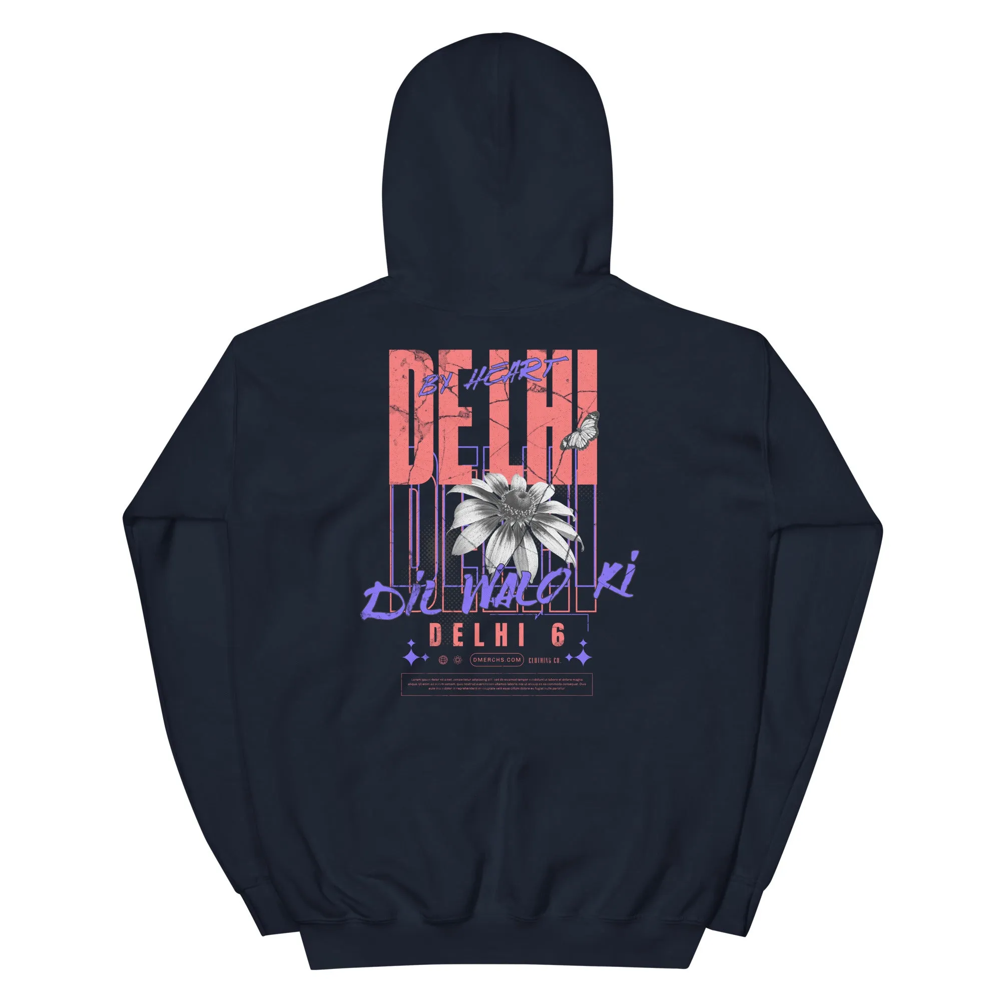 Delhi by heart Unisex Hoodie