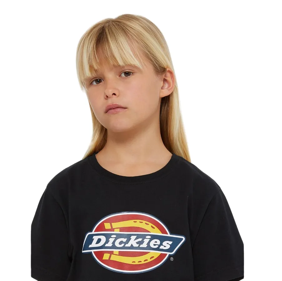 Dickies short sleeve t-shirt for boys Icon Logo DK0KSR27KBK1 black