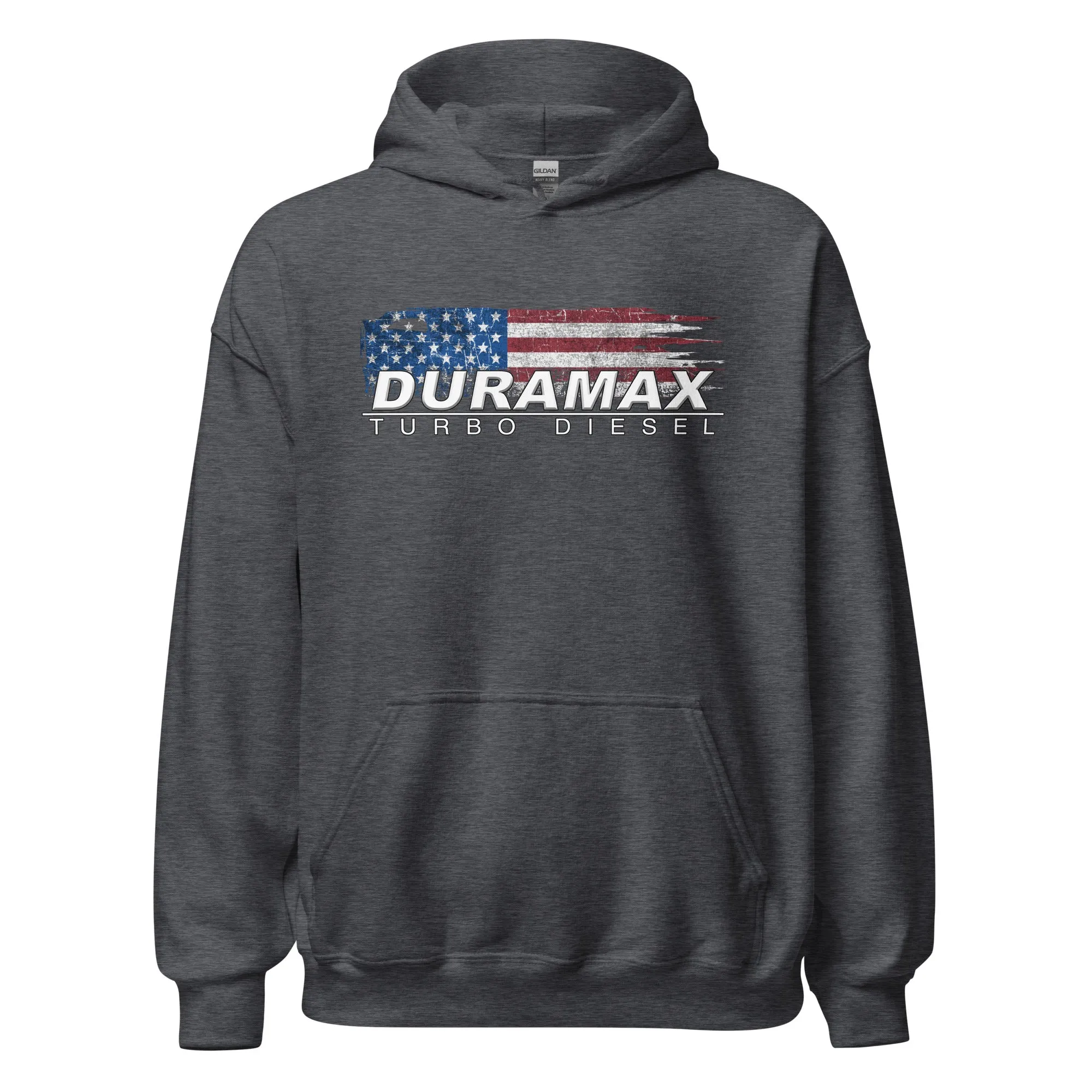 Duramax Hoodie Sweatshirt With Patriotic Design