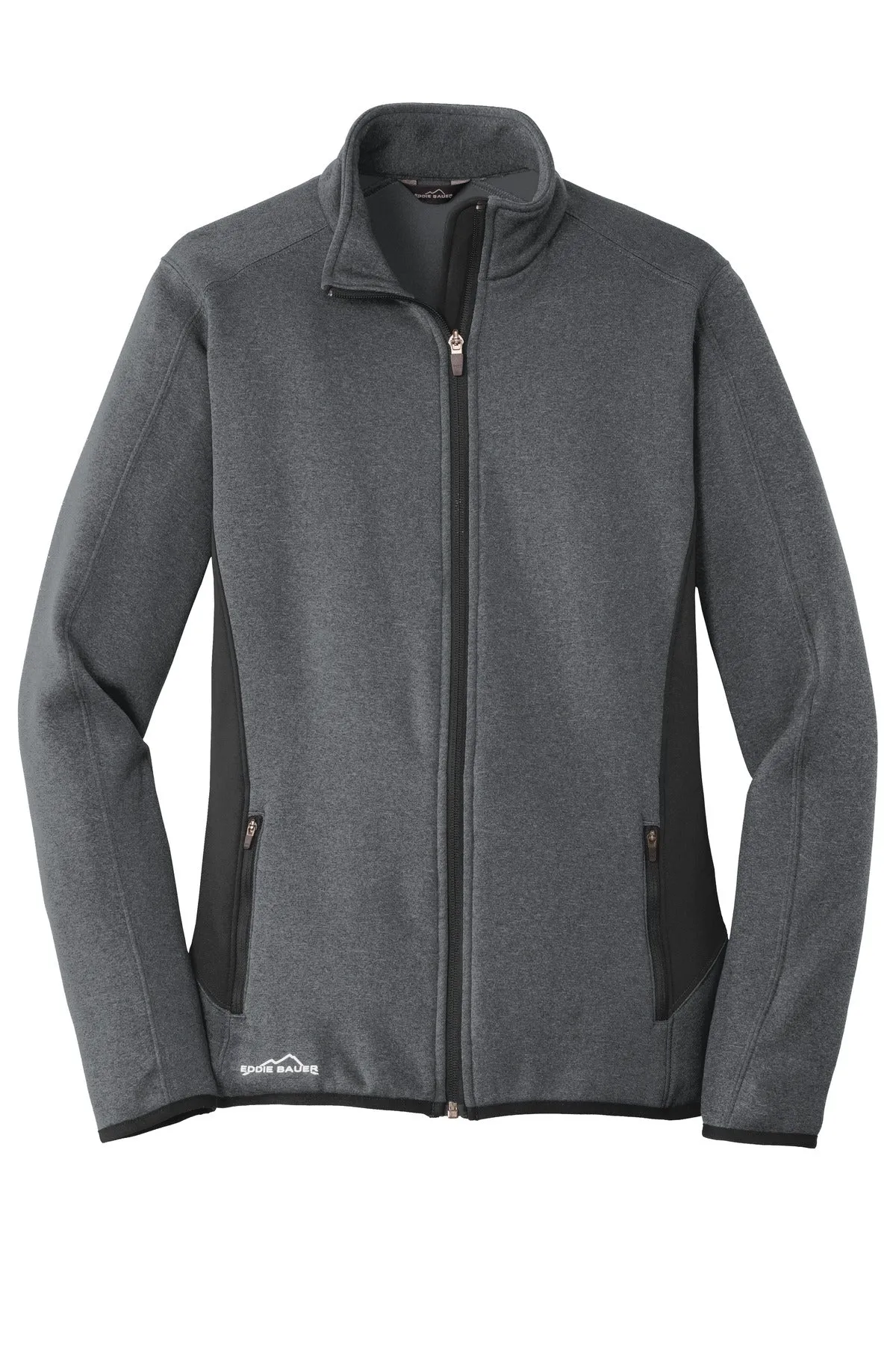 Eddie Bauer Ladies Full-Zip Heather Stretch Fleece Jacket. EB239