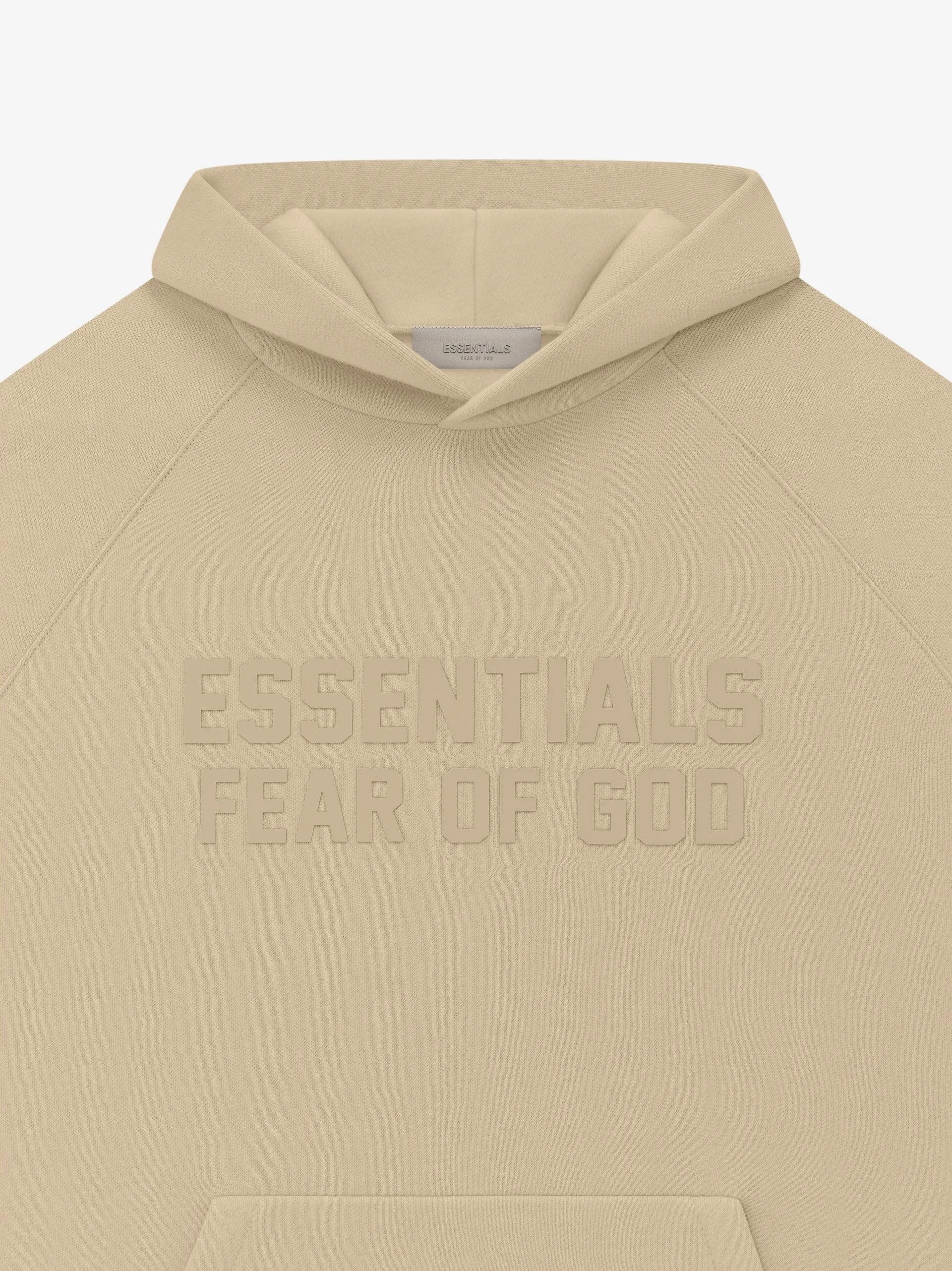 ESSENTIALS HOODIE SAND