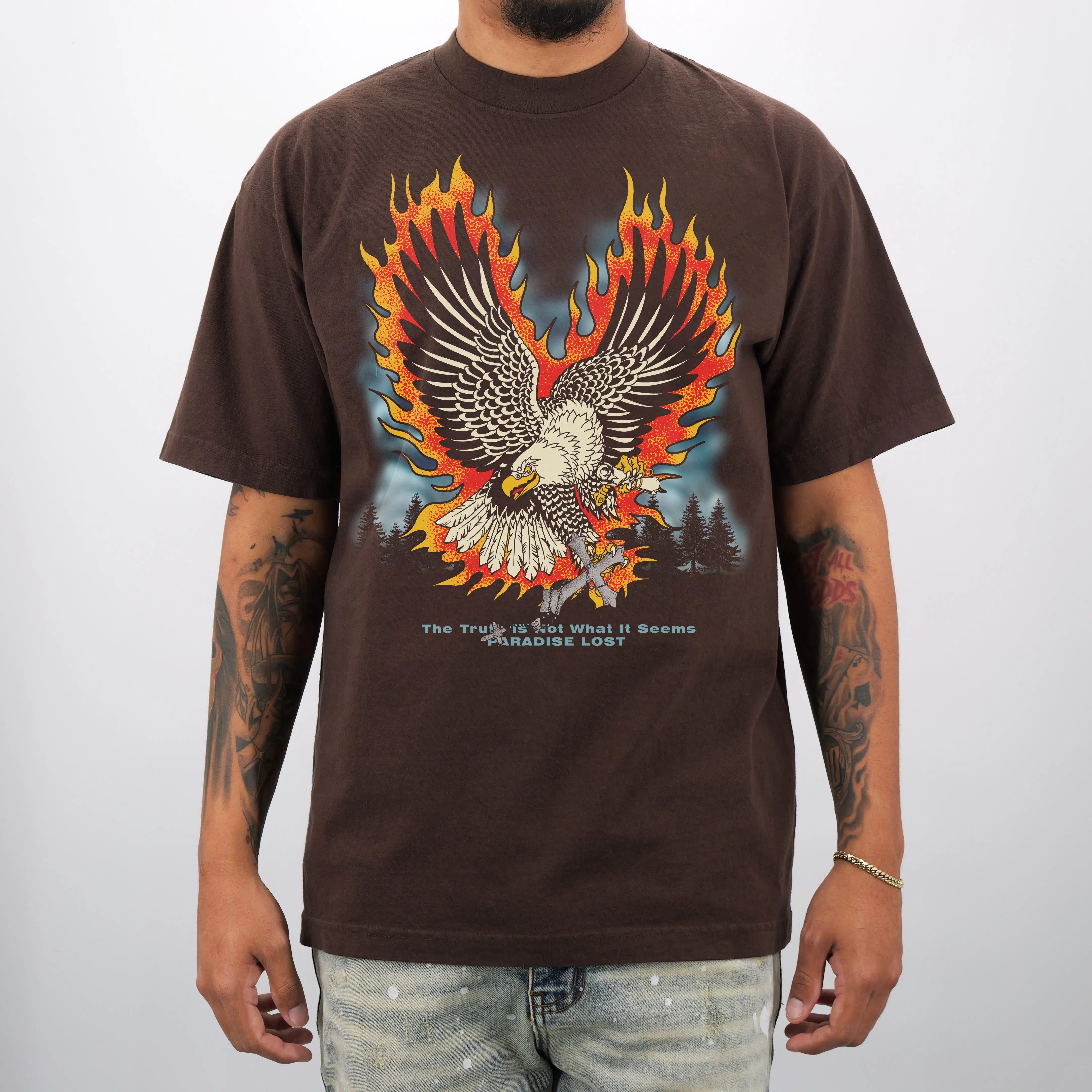 FREEDOM PREM TEE MOCHA