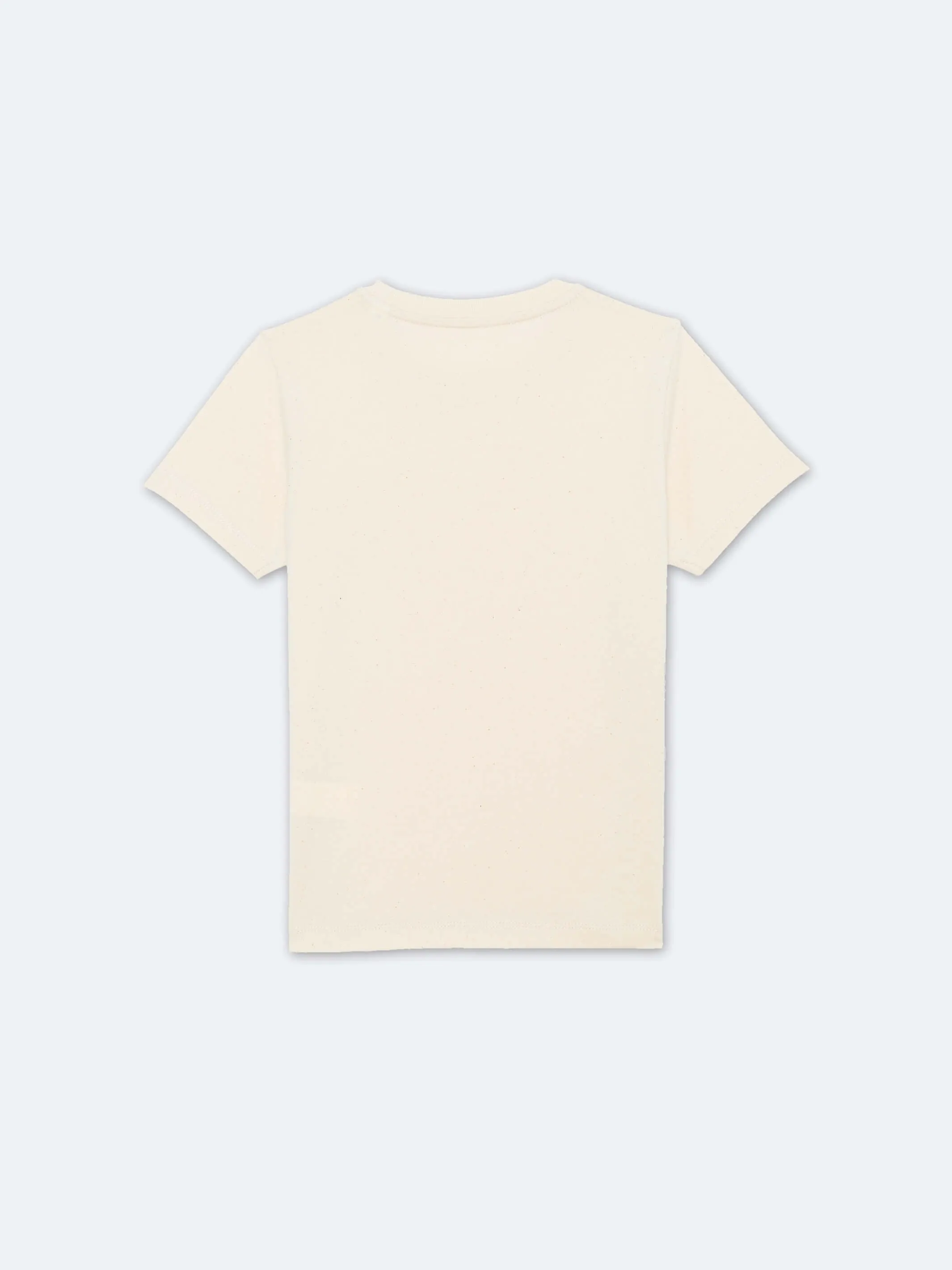 Kids Stencil Large Print Tee (Cream)