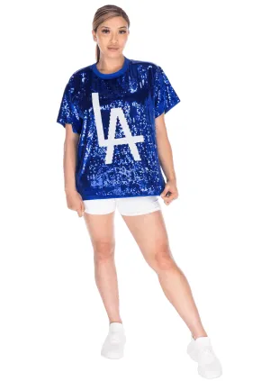 Los Angeles Baseball Sequin Shirt