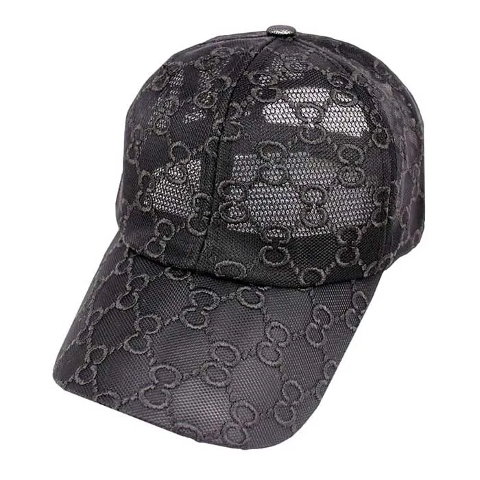 Luxury Patterned Mesh Baseball Cap