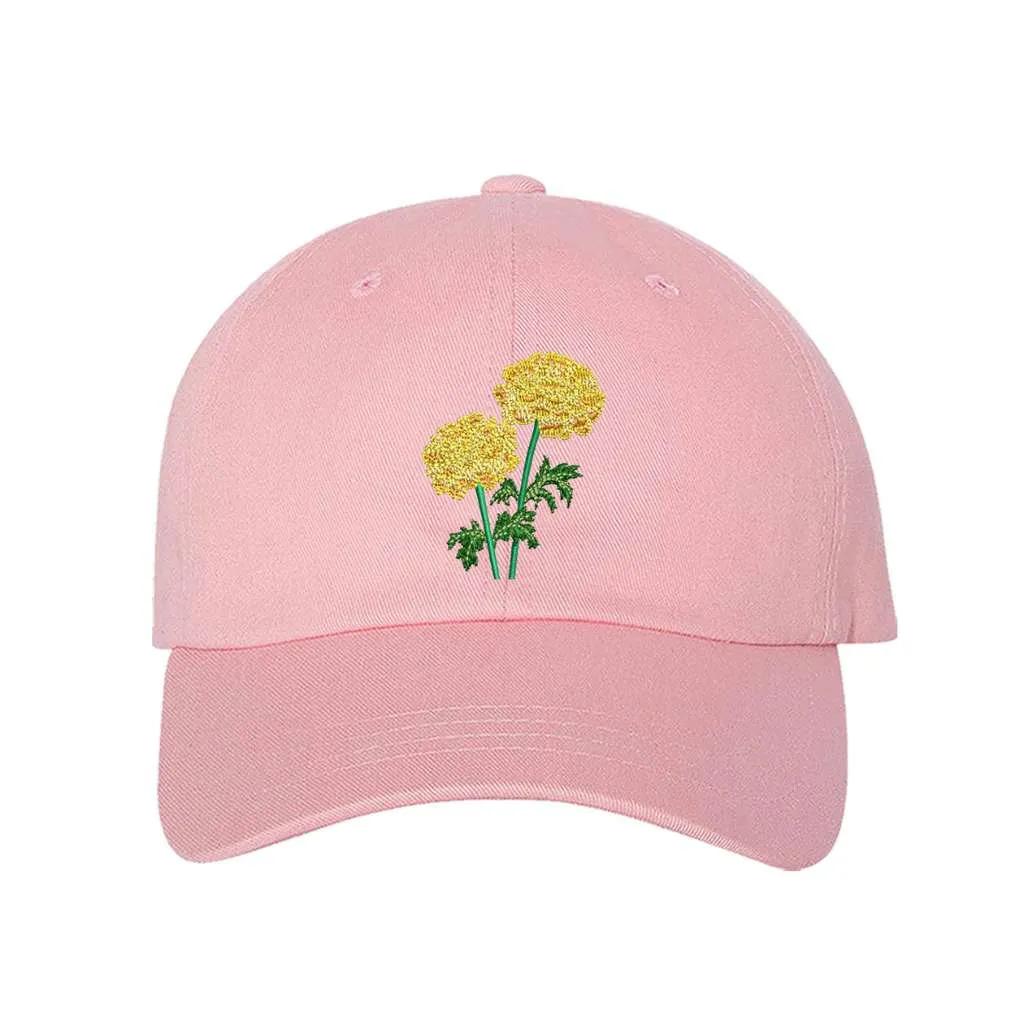 Marigold Flower Baseball Hat