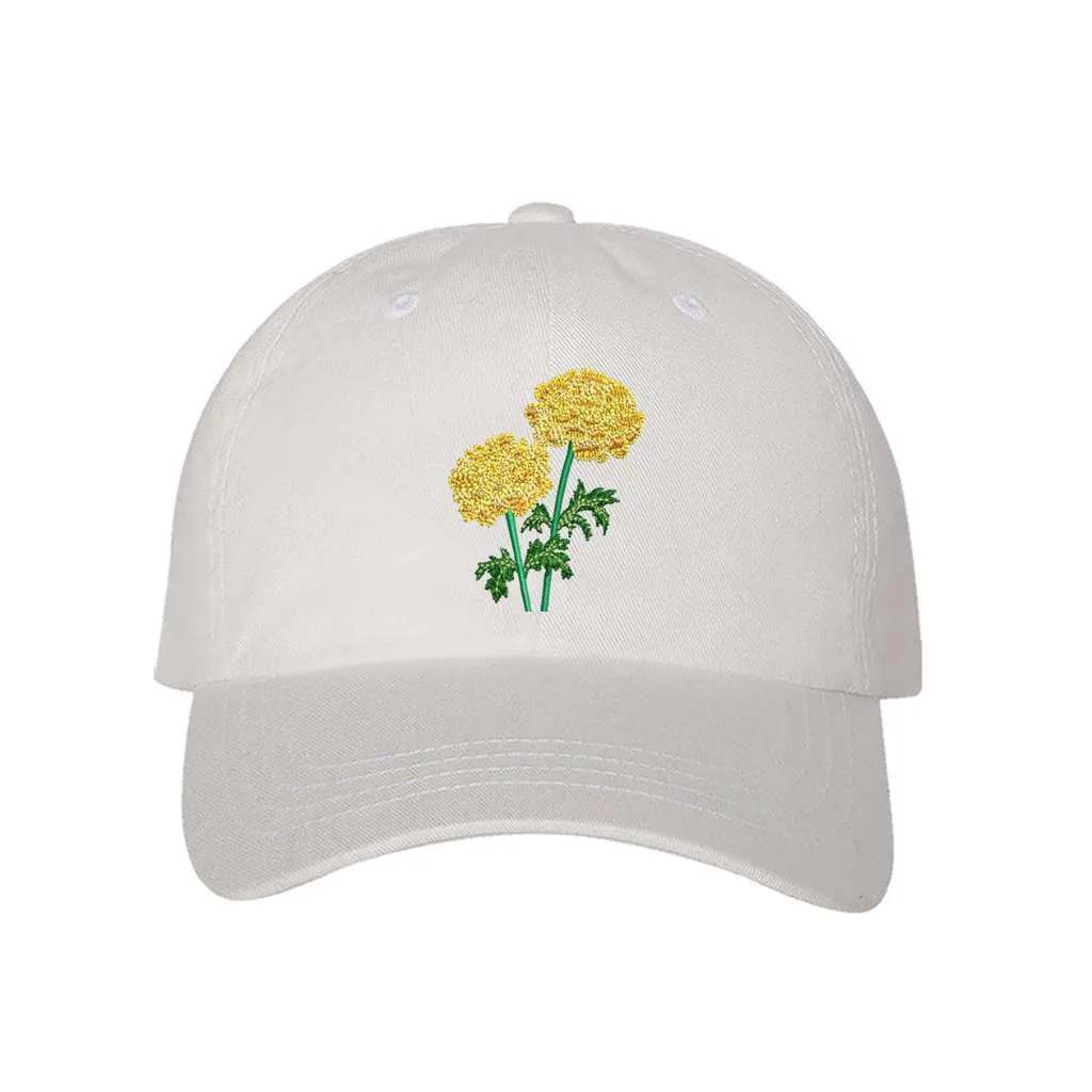 Marigold Flower Baseball Hat