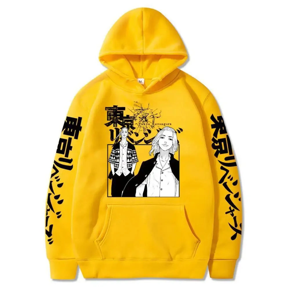 Mikey Sano Manjiro Hoodie Cosplay Tokyo Revengers Anime Loose Cute Hooded Sweatshirt