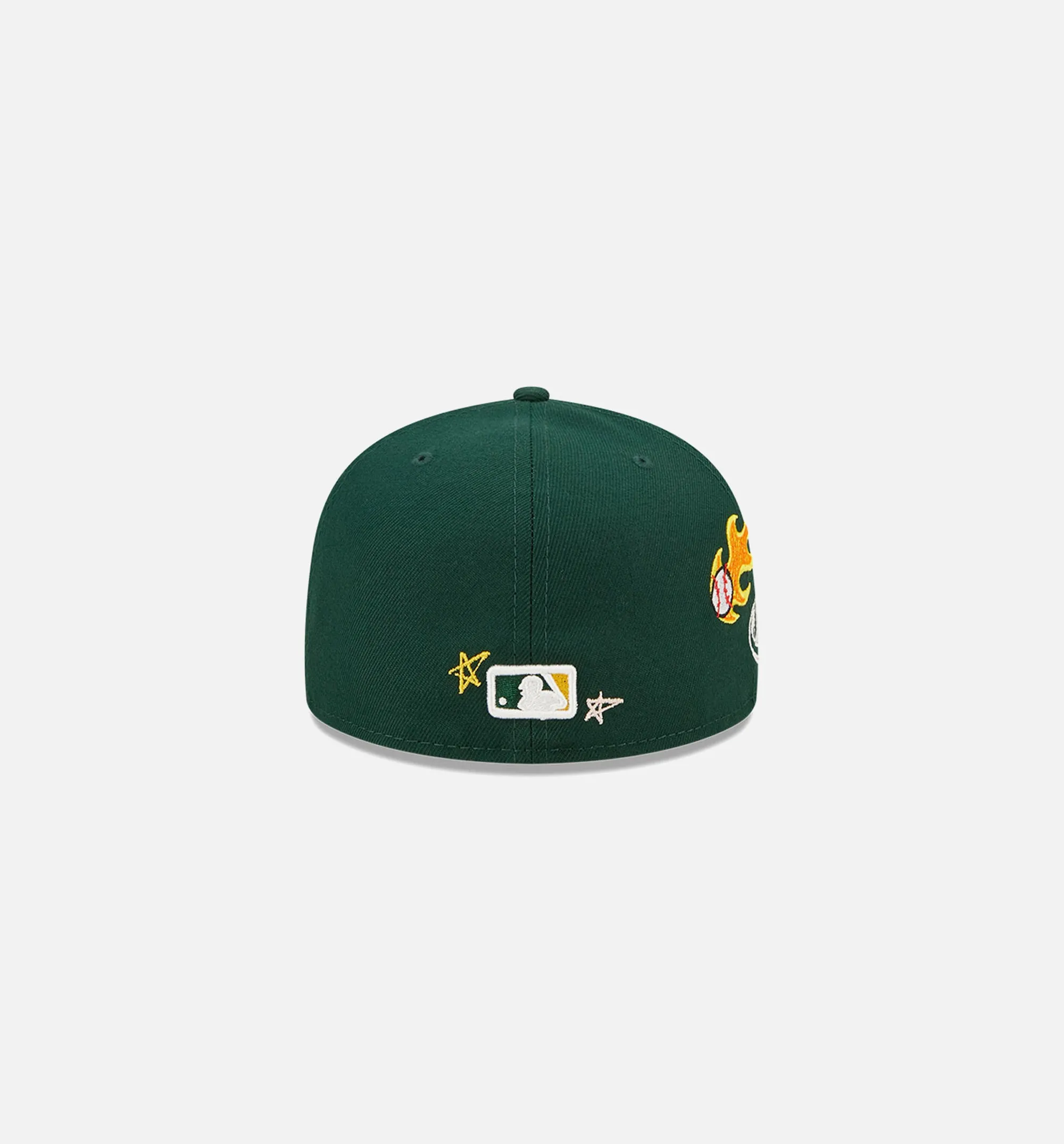 Oakland Athletics Scribble 59Fifty Fitted Cap Mens Hat - Green