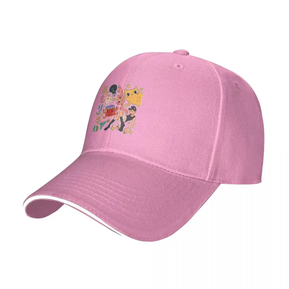 Omori Anime Art Baseball Cap Vaporwave Character Men's Custom Trucker Hat Baseball Cap