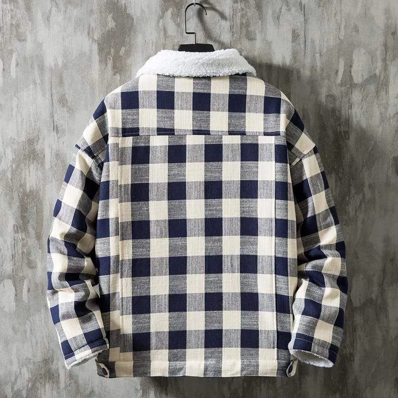 Plaid Sherpa Jacket