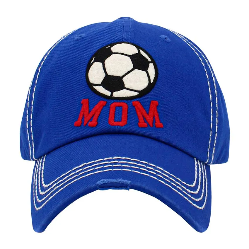 Soccer Mom Message Vintage Baseball Cap