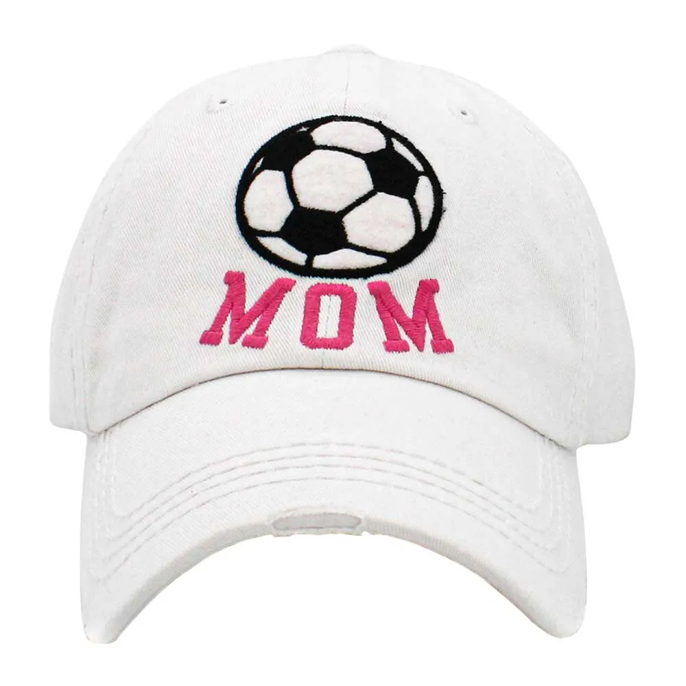 Soccer Mom Message Vintage Baseball Cap